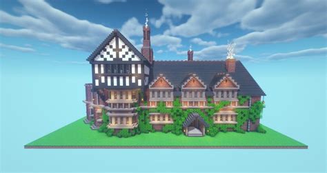 tudor house minecraft floor plans.